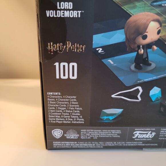 Funko Pop Funkoverse Harry Potter Game 100 Family Hermione Bellatrix Voldemort - Picture 5 of 10